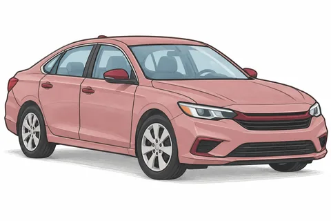 General sedan illustration; not a model identification drawing.